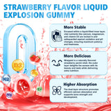 WyuuKi Calcium Gummies nutritional information on the label