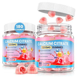 WyuuKi Calcium Magnesium Zinc D3 Gummies front view, strawberry flavour