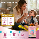 WyuuKi Zeolite Drops for Kids bottle with natural ingredients