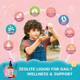 WyuuKi Zeolite Drops for Kids showing dosage dropper