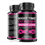 WZI Nighttime Fat Burner Capsules front view with packaging