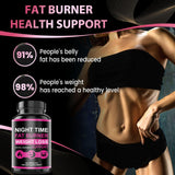 WZI Nighttime Fat Burner Capsules in a lifestyle setting