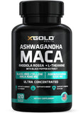 X Gold Health Ashwagandha Supplement front view with packaging