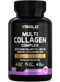 X Gold Health Collagen Supplement 1000mg front view