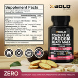 X Gold Health L-Arginine Complex side view showing capsule details