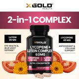 X Gold Health Lycopene + Lutein Complex ingredients list