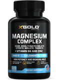 X Gold Health Magnesium Complex Supplement 500mg front view