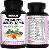 X Gold Health Multivitamin Capsules opened showing contents
