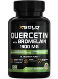 X Gold Health Quercetin Capsules 120 count front view
