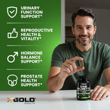 X Gold Health Saw Palmetto Supplement ingredients list