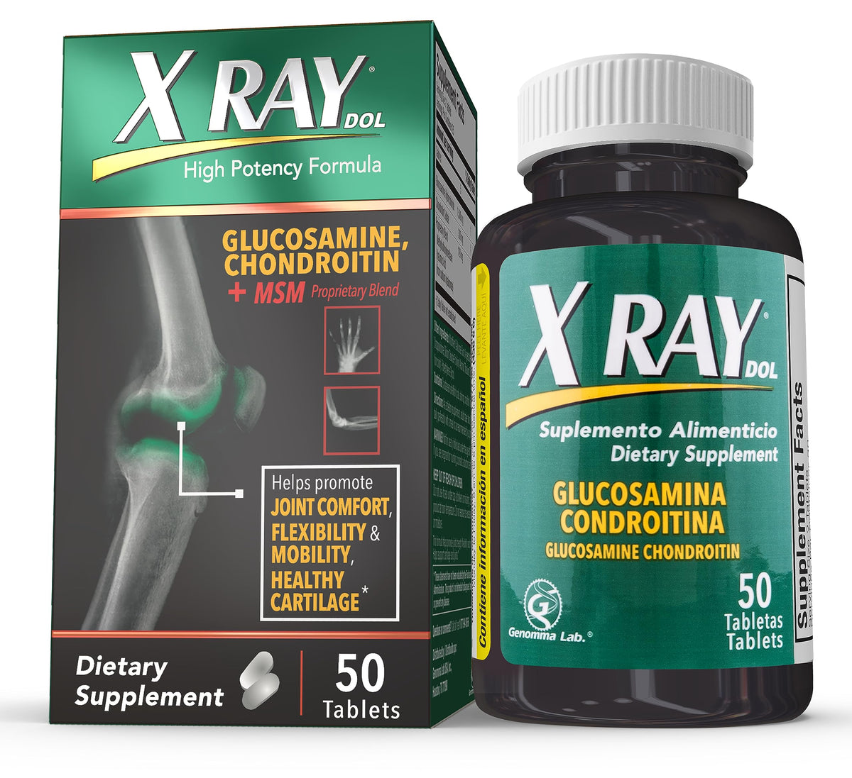 X Ray Dol Joint Supplement box front view