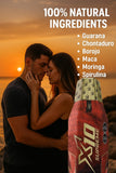X10 Natural Supplement 500 ML bottle side view showing ingredients