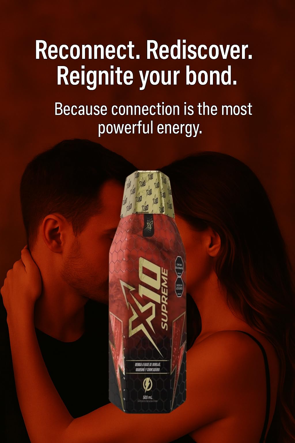 X10 Natural Supplement 500 ML in a lifestyle setting for daily use
