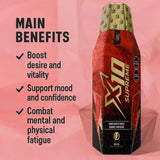 X10 Natural Supplement 500 ML packaging with natural ingredients