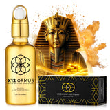 x12 Ormus 24k Gold blended vitamin supplement front view