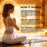 x12 Ormus 24k Gold blended vitamin supplement ingredients close-up