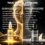 x12 Ormus 24k Gold blended vitamin supplement packaging