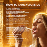 x12 Ormus 24k Gold blended vitamin supplement with Pink Himalayan salt