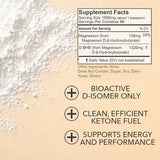 Xalya Magnesium D-BHB Supplement 150g powder scoop