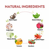 XCFXCF Natural Cayenne Pepper Softgels with a measuring spoon