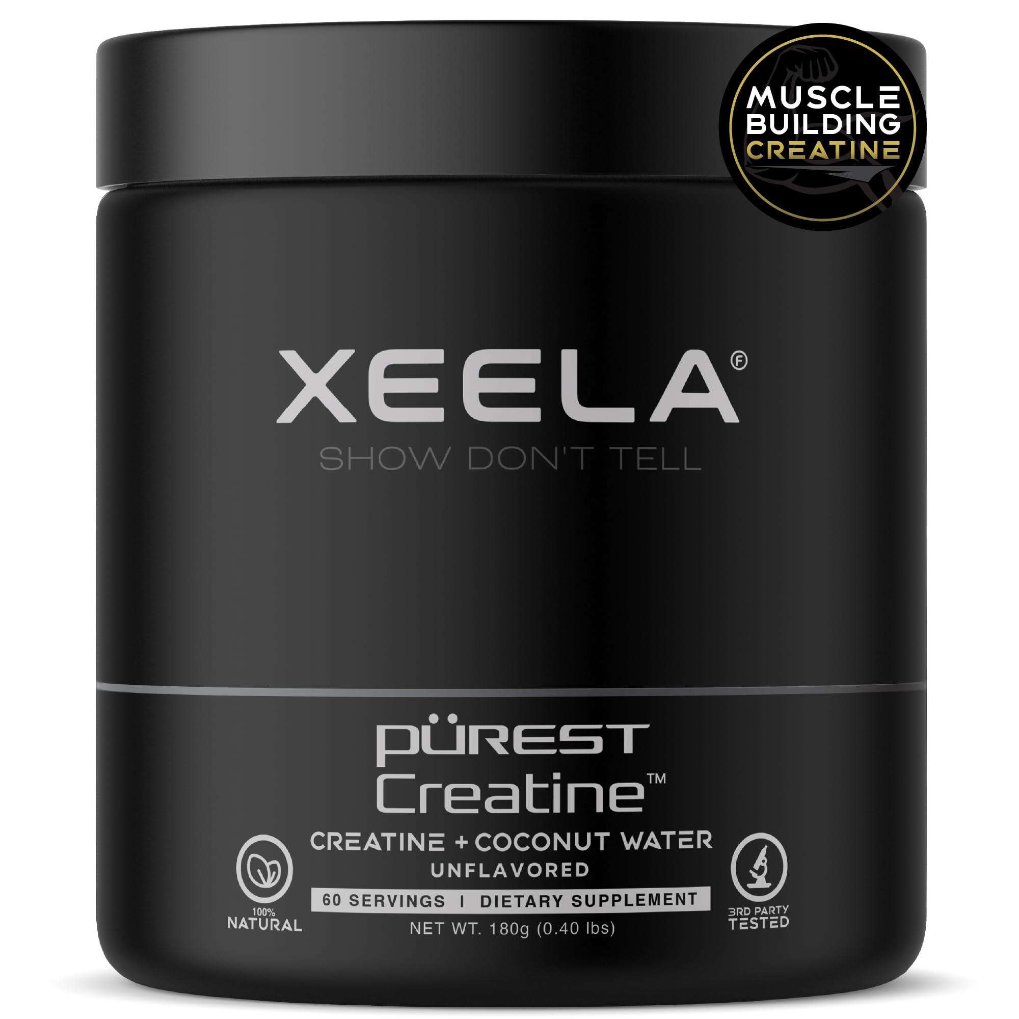 XEELA Creatine Supplement 249g front view