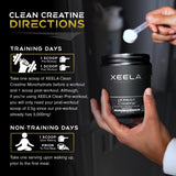XEELA Creatine Supplement 249g with fitness gear