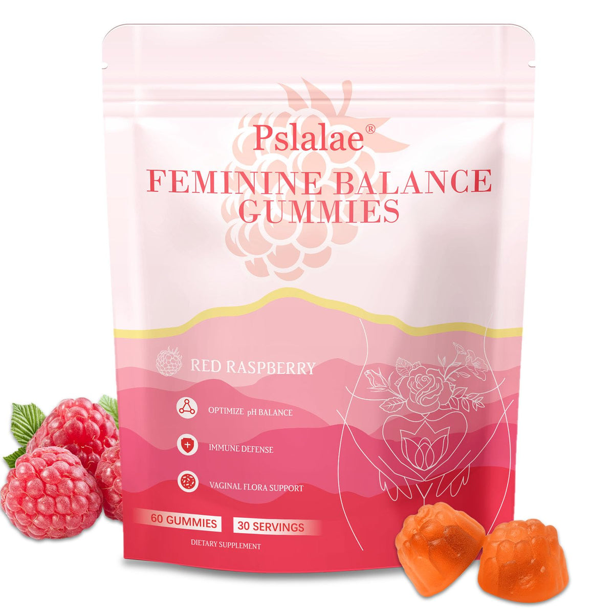 Xemenry Feminine Balance Gummies front view packaging