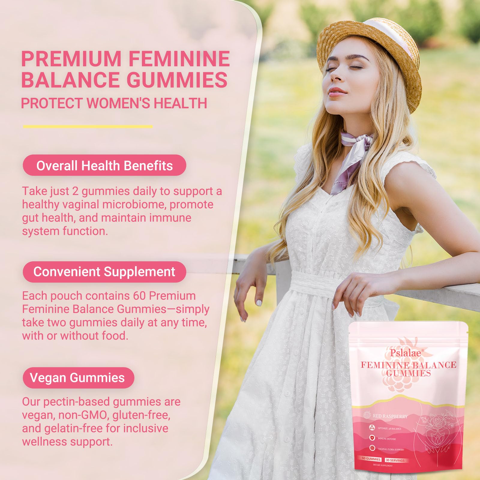 Xemenry Feminine Balance Gummies nutritional information