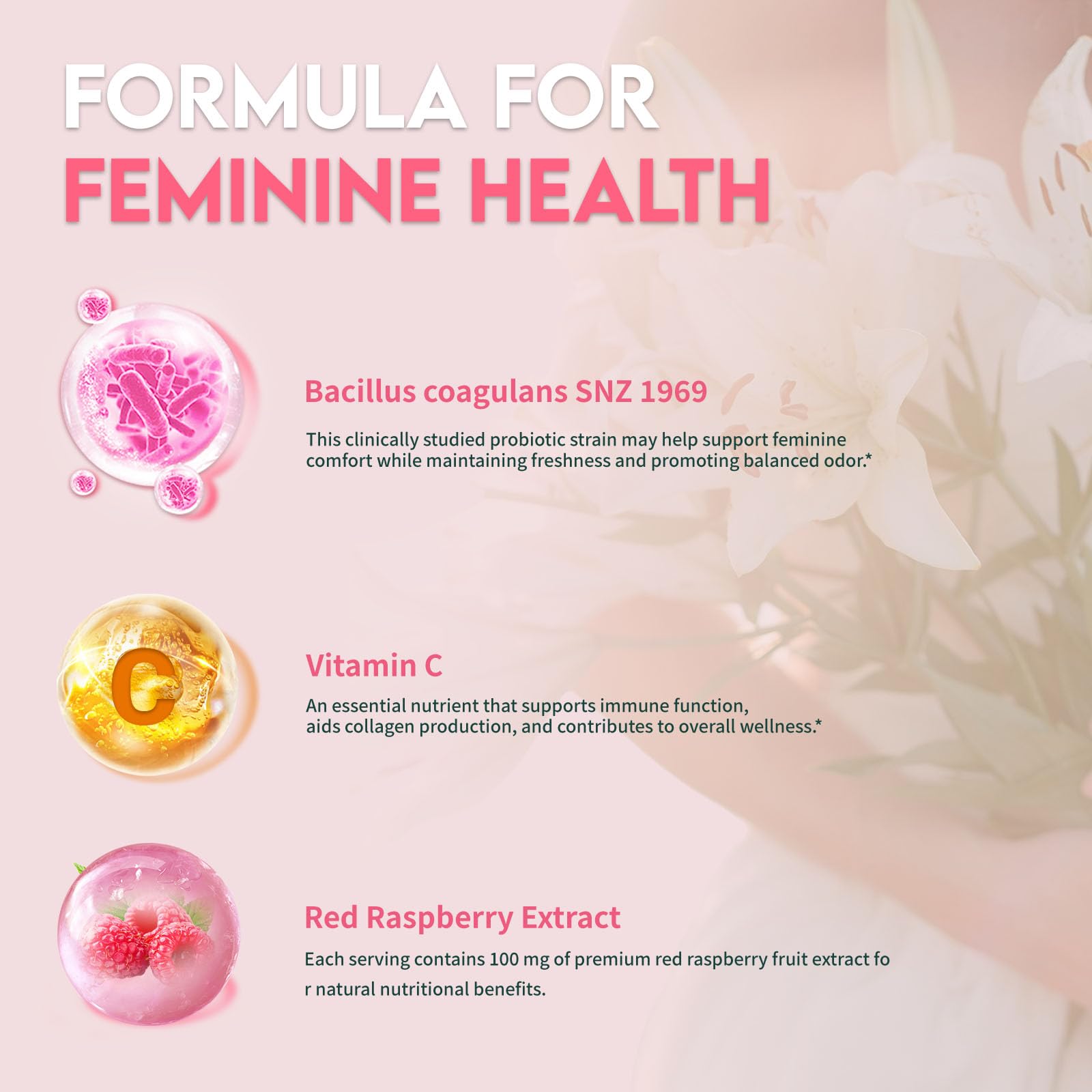 Xemenry Feminine Balance Gummies side view packaging
