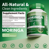 Xemenry Moringa Oleifera Capsules side view showing label