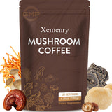 Xemenry Mushroom Coffee 195g front view with packaging