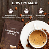 Xemenry Mushroom Coffee with coconut milk and MCT oil