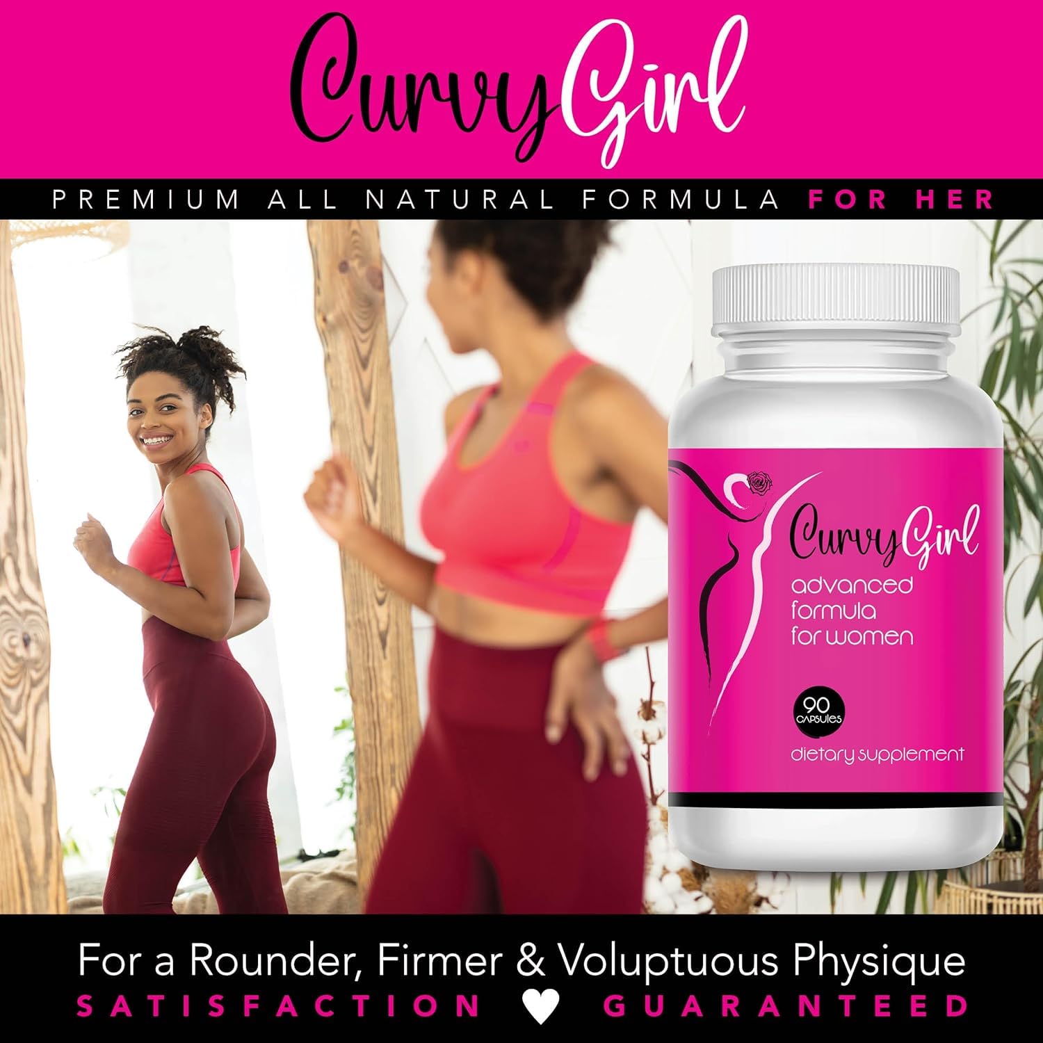 XENXNUTRA LABS Curvy Girl blended vitamin supplement on a table