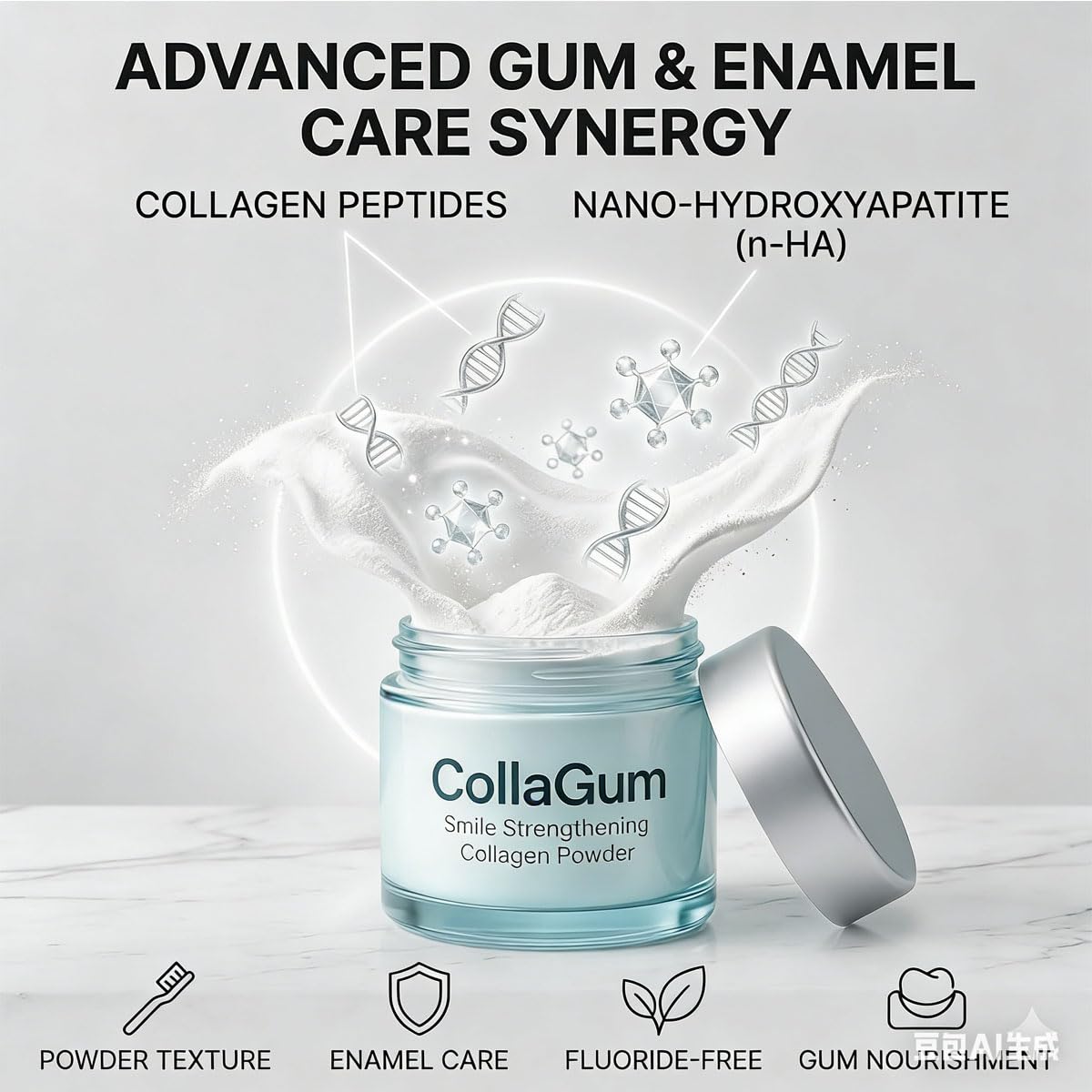 Xhnbbghao Collagen Powder for Gums packaging