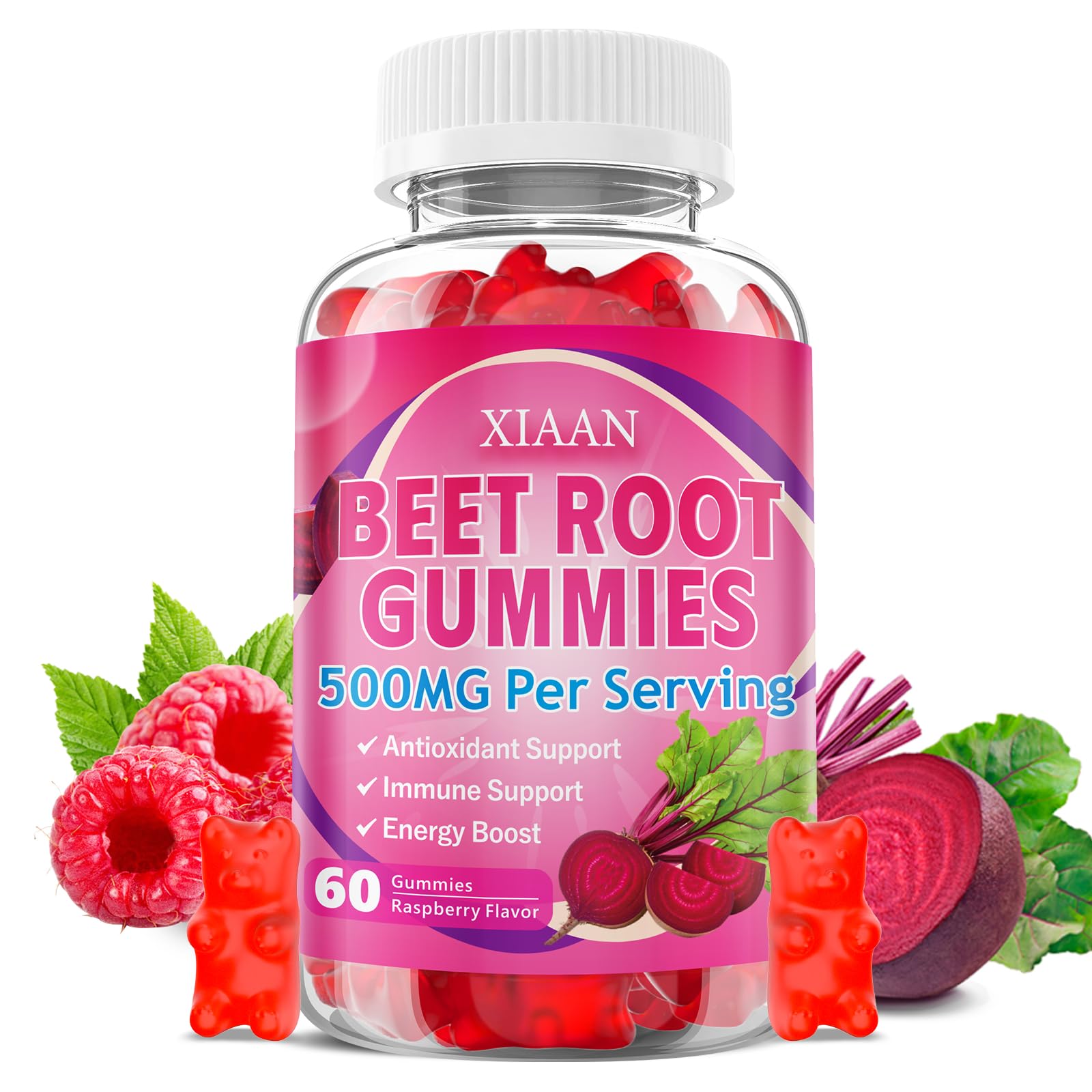 XIAAN Beet Root Gummies front view packaging