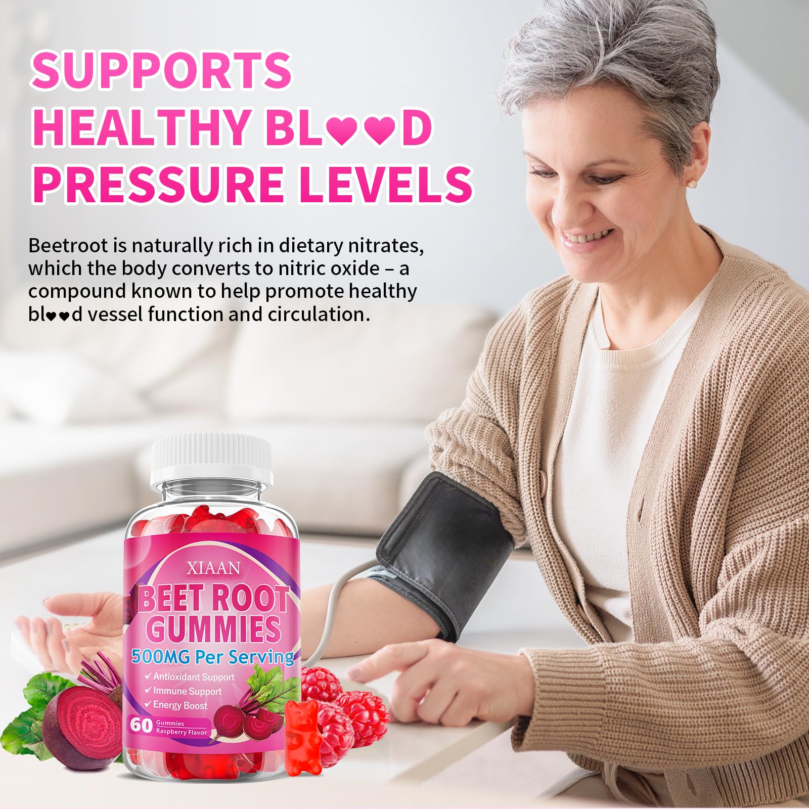 XIAAN Beet Root Gummies nutritional information