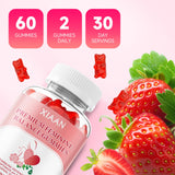 XIAAN Feminine Balance Gummies with fresh pineapple slices