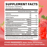 XIAAN GABA Gummies 1000mg side view, packaging details