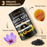 XIAAN Himalayan Shilajit Honey Sticks with honey jar