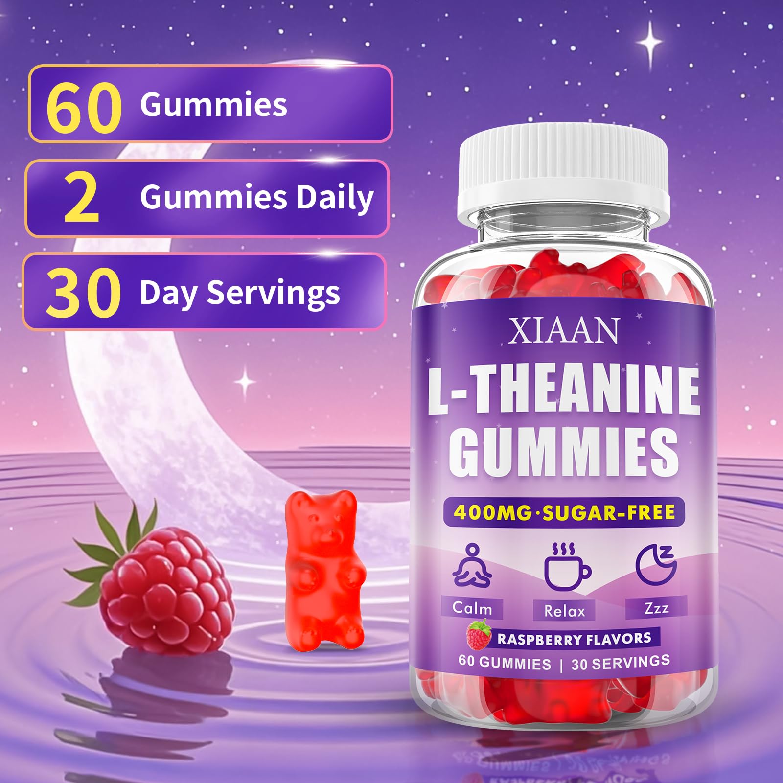 XIAAN L-Theanine gummies lifestyle image