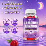 XIAAN L-Theanine gummies vegan and organic label