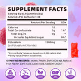 XIAAN Potassium Gummies bottle showing label details