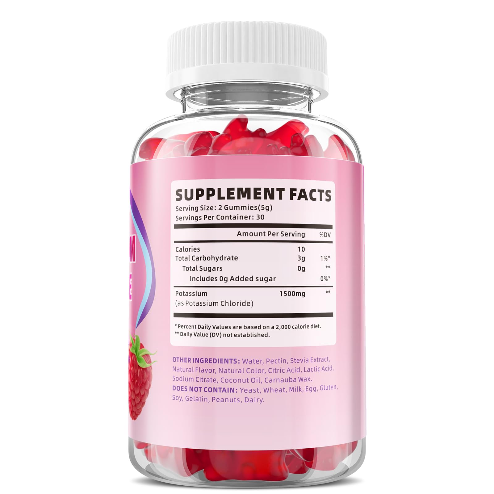 XIAAN Potassium Gummies lifestyle image with fruits