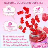 XIAAN Quercetin Gummies close-up of gummy texture