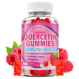 XIAAN Quercetin Gummies packaging front view with raspberry flavour