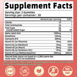 XIHOLIY Alpha Lipoic Acid Gummies raspberry flavour close-up