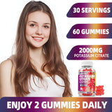 XIHOLIY Potassium Citrate Gummies with fresh raspberries