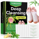 xiweioo Foot Pads showing individual pad with ginger ingredients