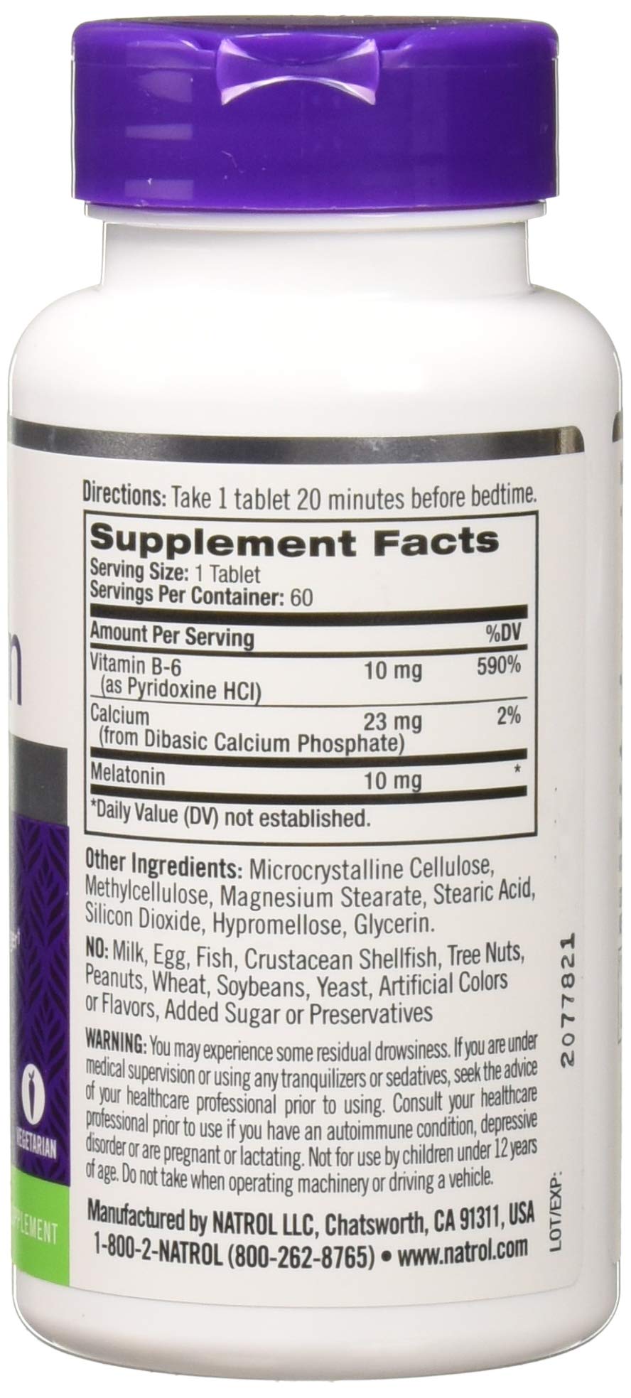 Xllent Advanced Sleep Melatonin Tablets 10mg packaging