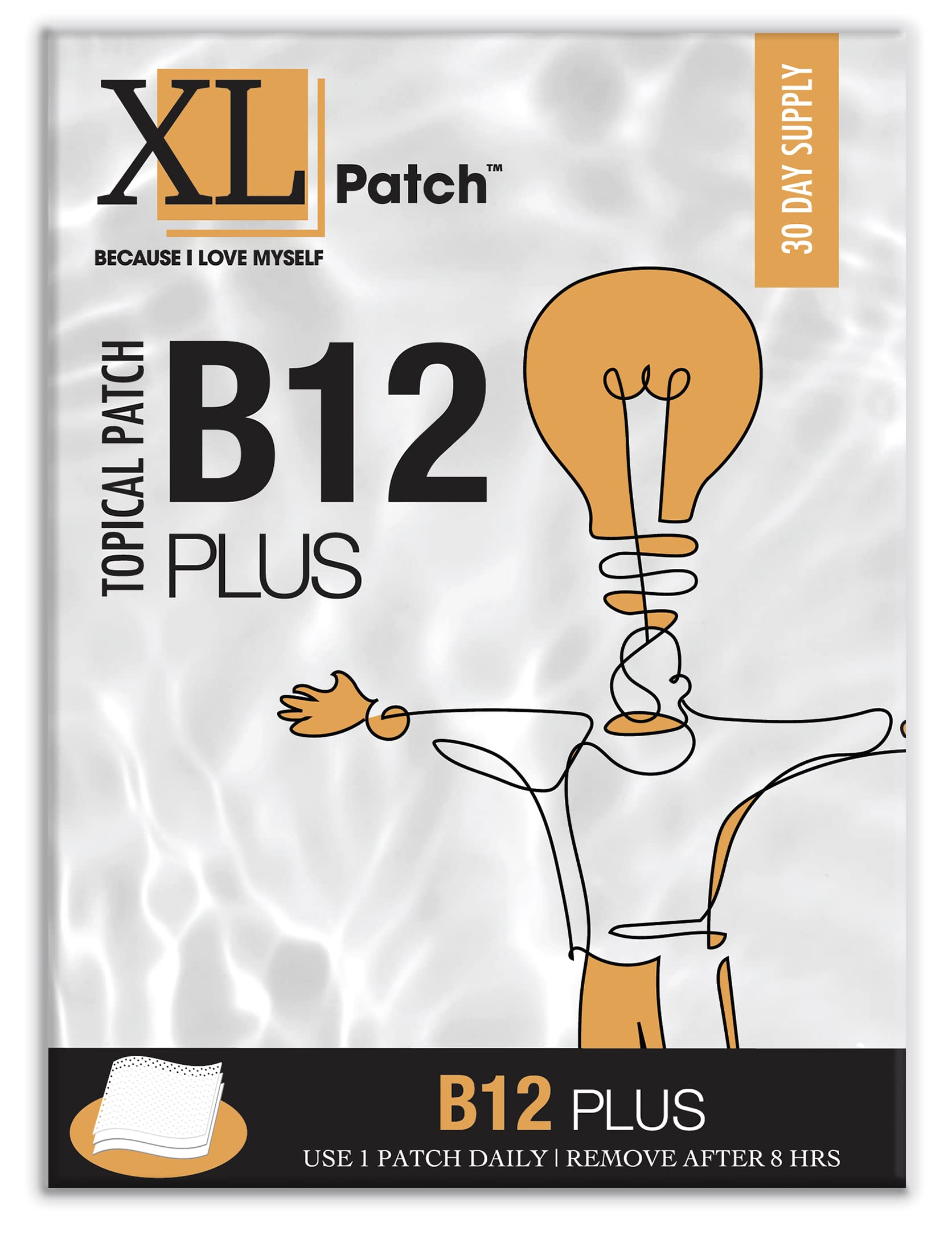 XLPATCH Vitamin Patches front view with packaging
